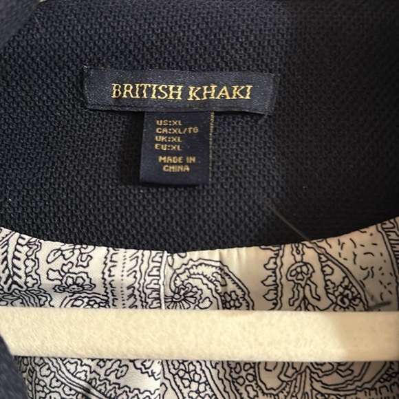 British Kaki navy blazer NWOT size xl - Picture 2 of 6